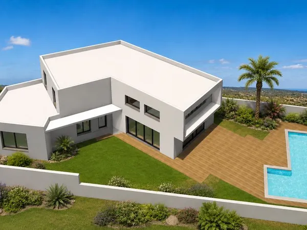 Terrain + villa d'architecte proche plage