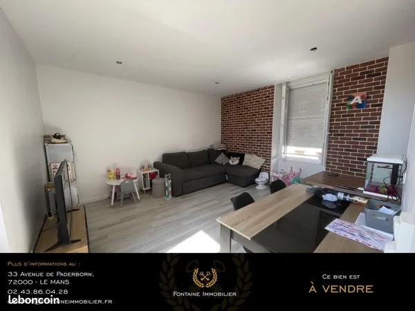 Appartement 3 pièces 63 m²