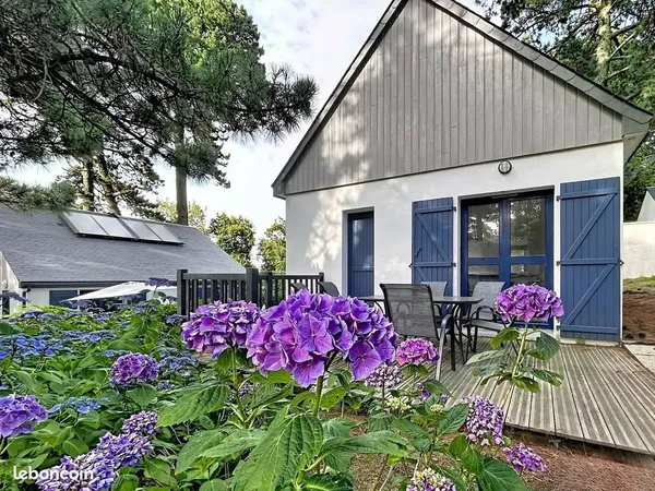 Maison 5 pièces 65 m² - domaine privé arboré, plage à pied - Douarnenez