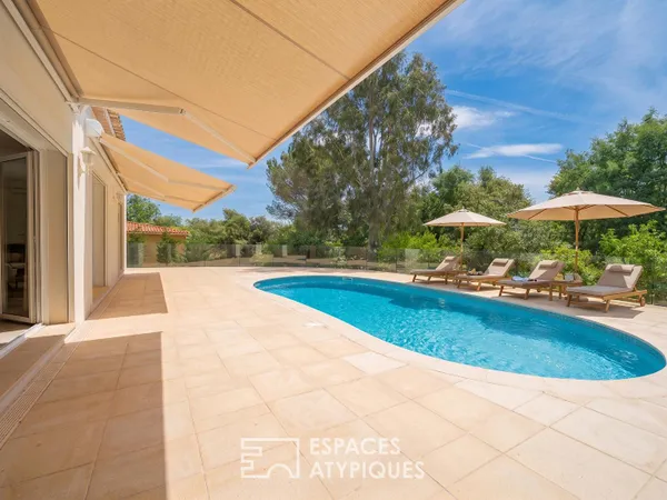 Villa Néo-provençale avec Piscine, secteur des plages