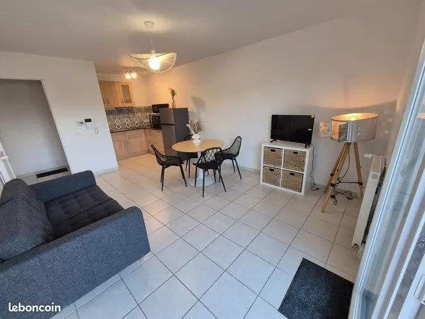T2 meublé + garage