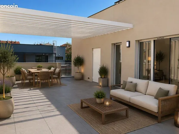 T5 duplex d'exception-145m²-130m² de terrasses
