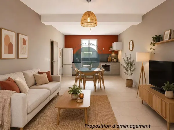 Appartement 3 pièces 62 m²