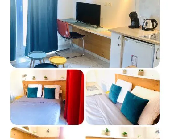 Studio meublé 20 m² - balcon, climatisation, 4e étage ascenseur - Castellane