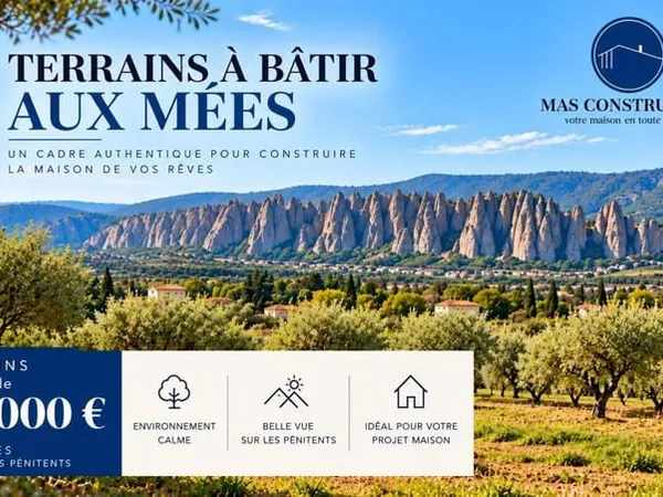 Terrain constructible 500 m²