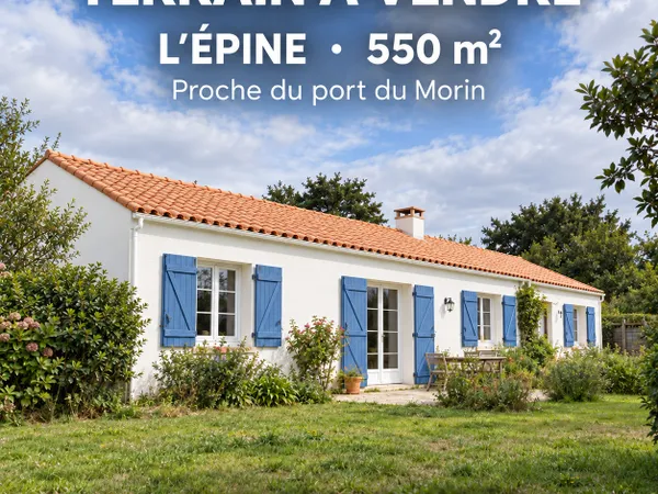 Terrain 550 m²