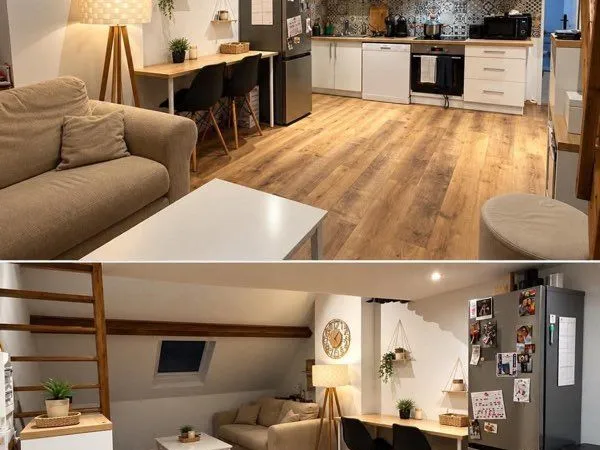 Appartement studio mezzanine