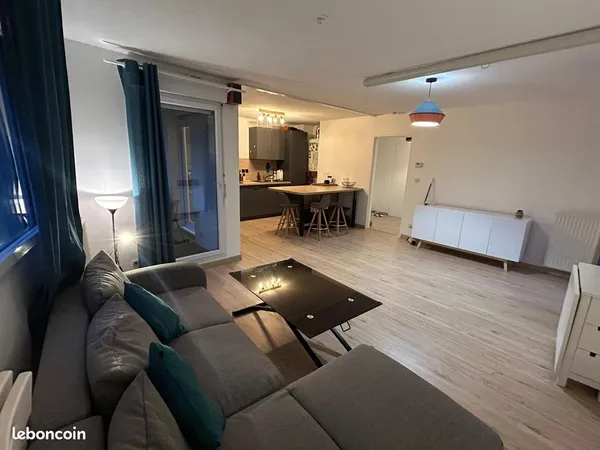 T2 - 57m² meublé - Box et résidence fermée