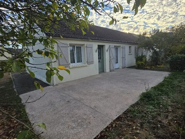 Pavillon de plain pied, garage, terrain, Meslay du Maine