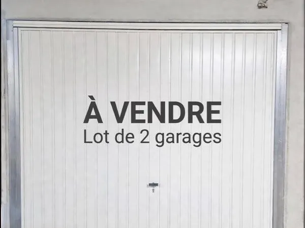 Lot de 2 Garages