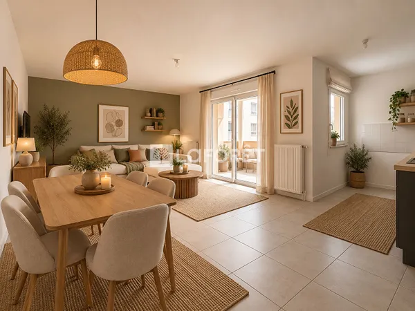 Appartement 3 pièces 63 m²