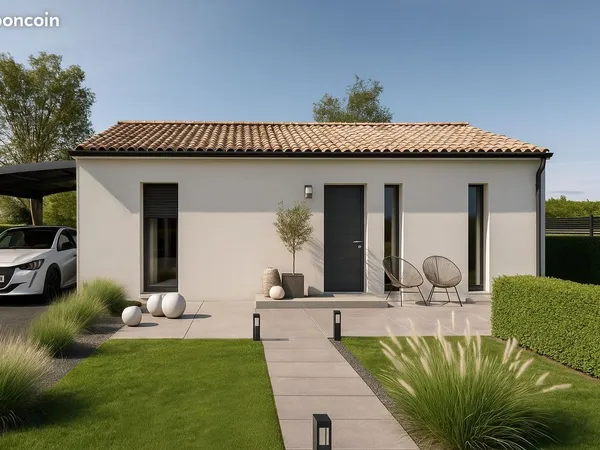 Maison de 65.7 m² sur un terrain de 307 m² à SURGERES en CHARENTE-MARITIME (17)