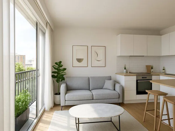 Appartement 2 pièces 48 m²
