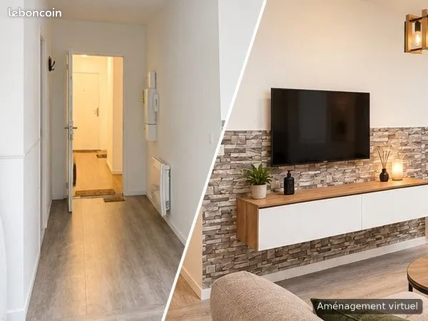 A louer f2 renove 53m2