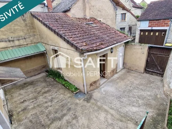 Maison de village 4P, 2 cours garage, Annay-sur-serein 89.
