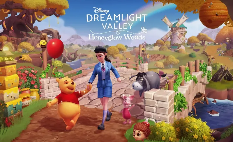 Disney Dreamlight Valley: The Honeyglow Woods Adventure Pack is arriving, what content does it include?