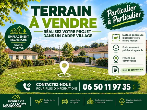 Terrain constructible