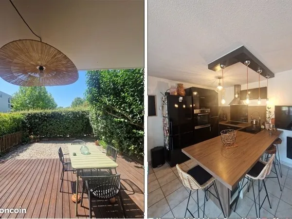 🏡 T3 meublé 60 m² avec jardin, piscine et parking - Avignon