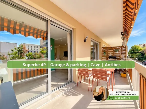 Appartement 4 pièces à vendre à Antibes (06600)
