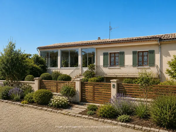 Ensemble immobilier de 173m2 sur 2361m2 de terrain à Saint André d'Olérargues
