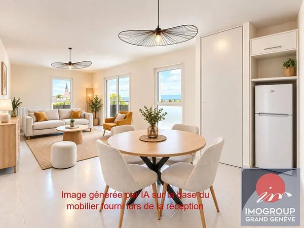 Appartement 3 pièces 64 m²