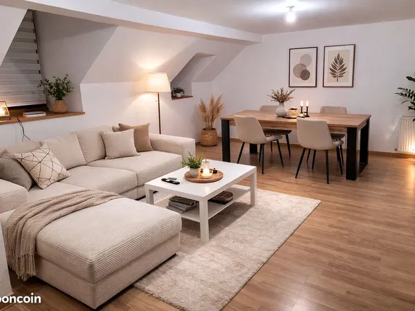 Spacieux F3 rénové - 76 m² - Dernier étage - économe en énergie