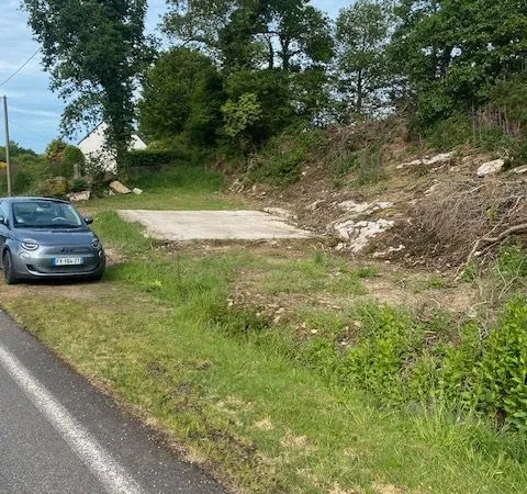 Terrain de loisirs non constructible - 513 m² - Plouyé