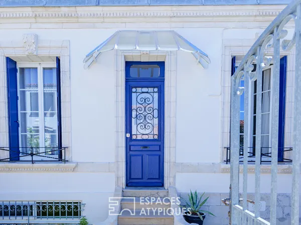Échoppe de charme et son jardin secret avec piscine