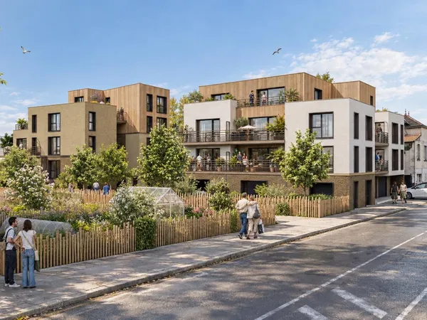 T3 56 m² - 3e étage - terrasse 15 m² + parking