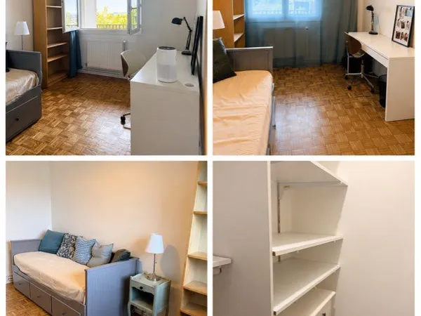 COLOCATION MEUBLÉE — CHAMBRE 550 TOUT COMPRIS proche CHU Lyon Sud & Métro B
