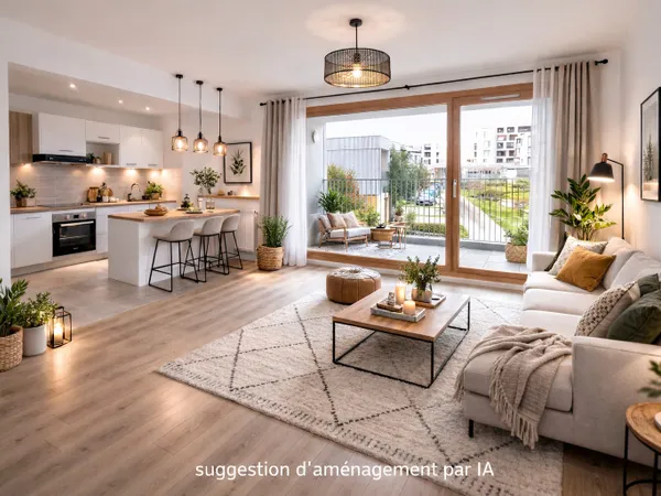 Appartement 3 pièces 66 m²