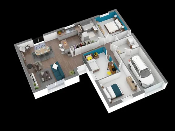 Maison neuve 4 pièces 92 m²