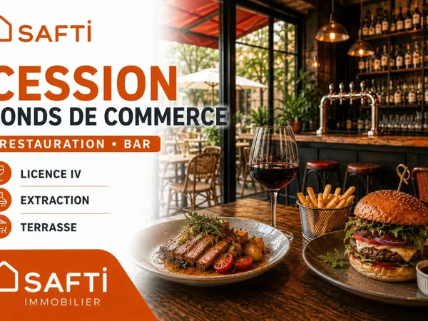 HYPERCENTRE BORDEAUX, FDC RESTAURATION BAR TERRASSE EXTRACTION LICENCE 4