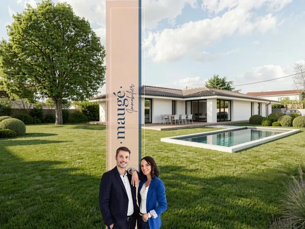 Terrain - 725 m² - Projet - Maison contemporaine - Haut de gamme