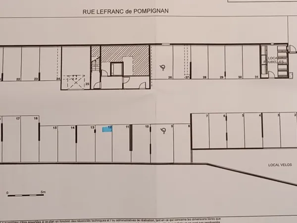 Parking sous-sol quartier Rangueil Toulouse