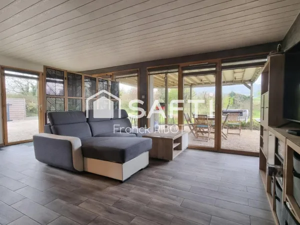 Maison ossature bois 88m2 sur 1937m2 de terrain