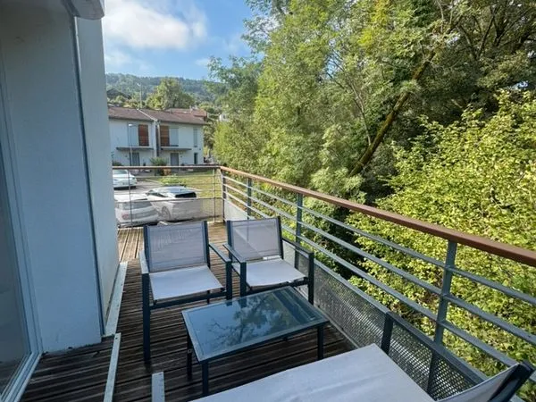 T3 meublé 58 m² - Terrasse 18 m², 2 parkings sous-sol - Neuvecelle