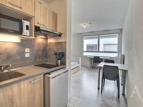 Studio meublé de 22 m² en résidence étudiante