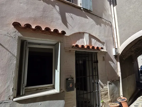 Atypique maison de village avec terrain non attenant