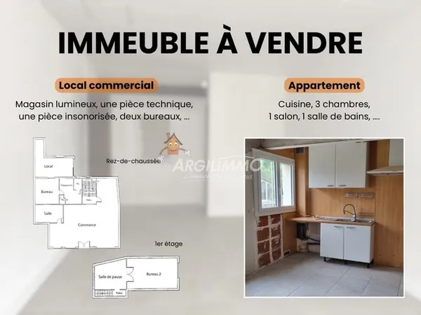 Investissez au coeur de BESSE SUR BRAYE !!!!