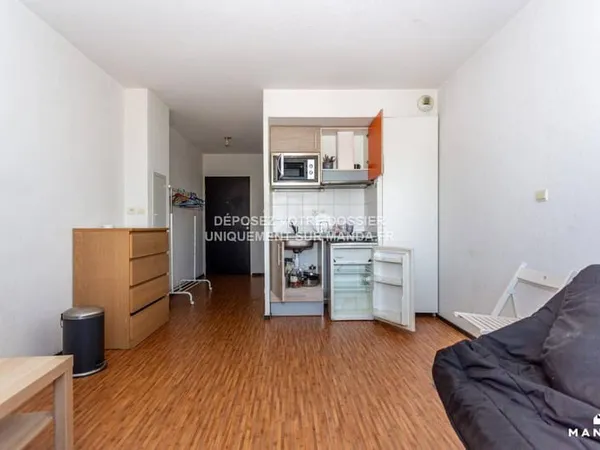 Studio 1 pièce 23 m²
