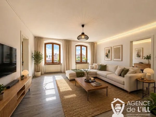 Appartement 4 pièces 117 m2 Centre-ville de Benfeld