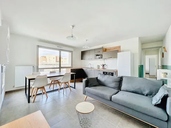 Croix Luizet, superbe T3 meublé 58m²