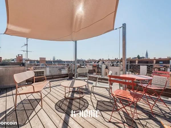 DUPLEX 4/5 PIÈCES - 106 M² - ROOFTOP - VUE CATHÉDRALE - Rue Straus Durkheim - CONTADES