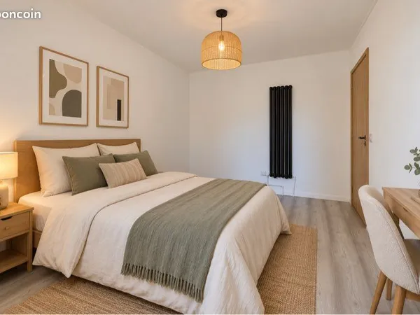 Chambre meublée en colocation 1min gare