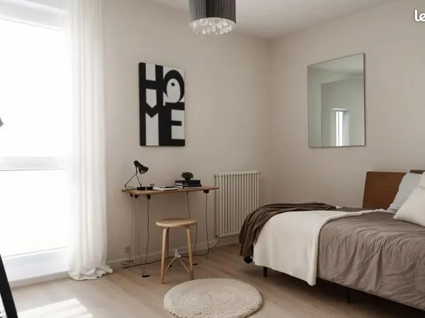 Appartement - 1 pièce - Caen résidence étudiante à 9 min à pied du campus