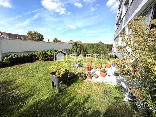 Marcq-en-Baroeul - Appartement rdc T3 avec jardin privatif
