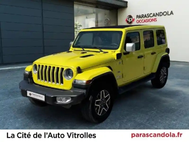Jeep Wrangler unlimited 2.0 t 380ch 4xe overland command-trac my23