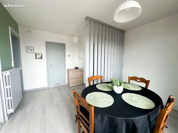 Appartement meublé 50 m² à Nevers avec balcon - Boulevard Victor Hugo - Résidence calme