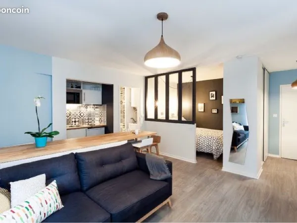 Studio T1 bis meublé - Rue Achille Viadieu